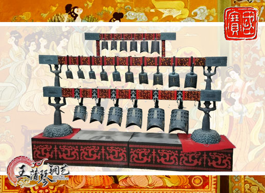 22件C型編鐘、小型演奏級、F調(diào)主旋律